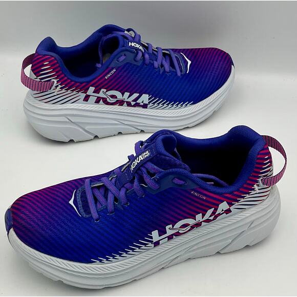 HOKA ONE ONE Rincon 2 Sz 8.5 Blue/Artic Ice Running Shoe - Picture 2 of 8